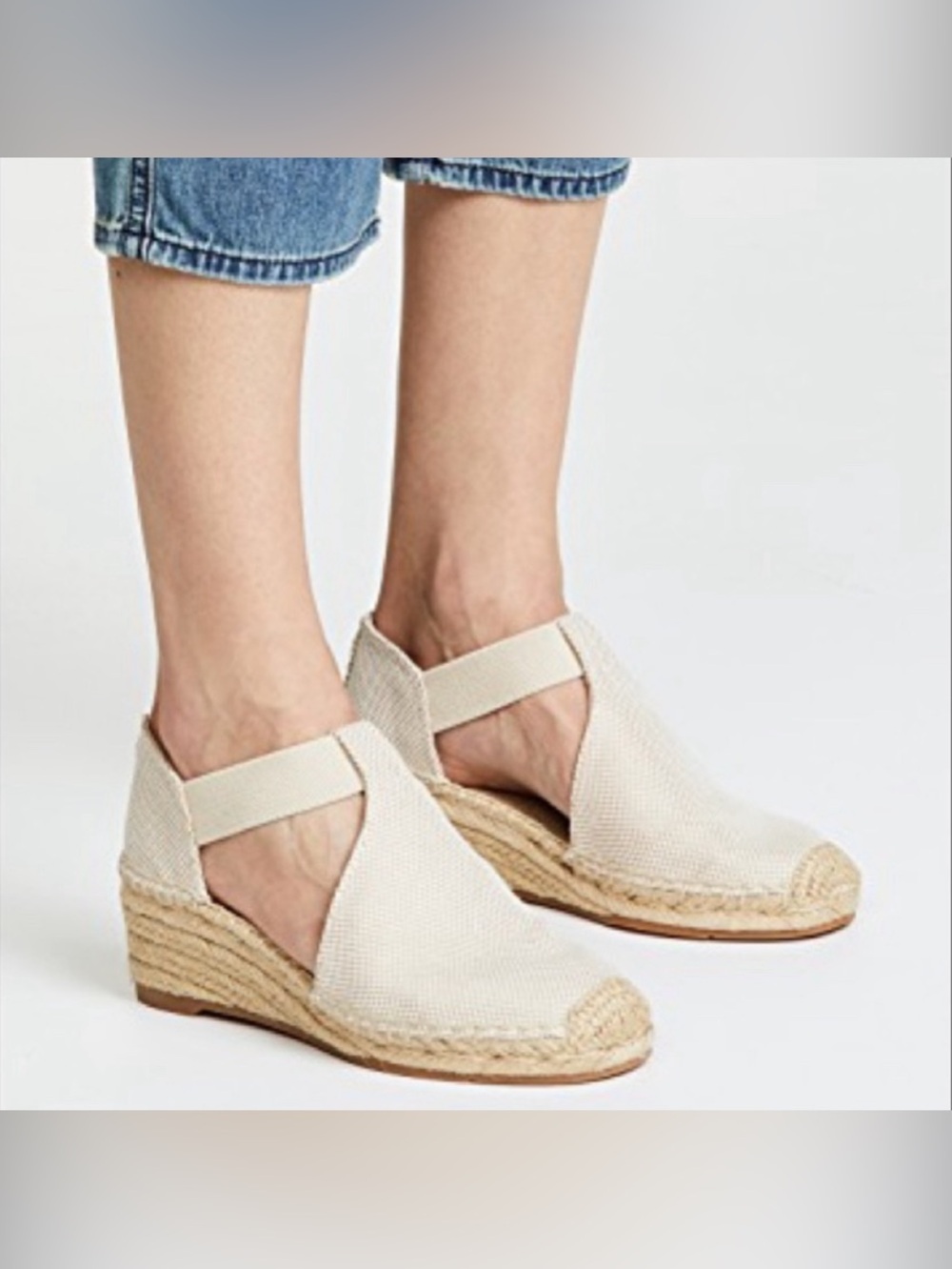 Tory Burch Catalina Espadrille Wedge Size 8